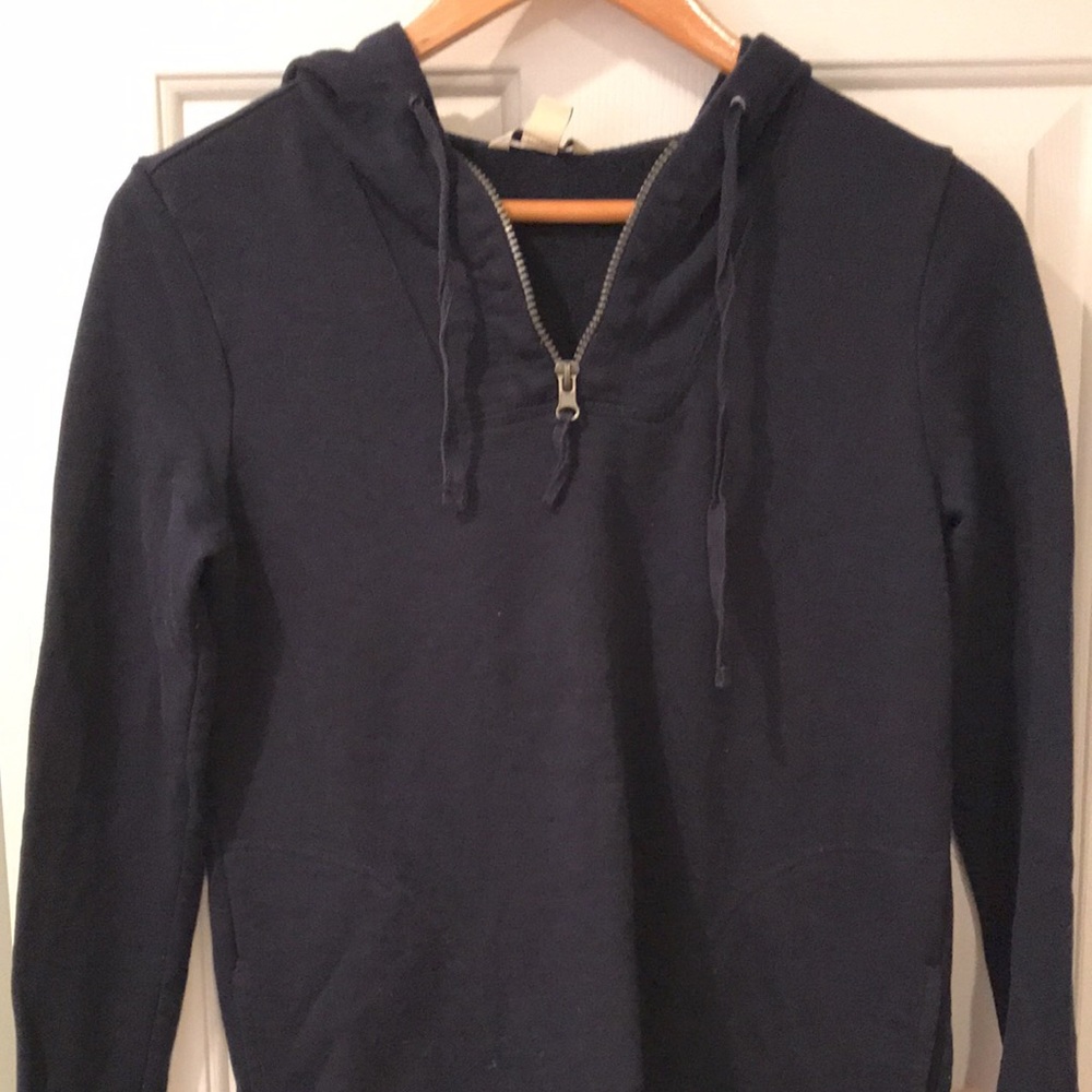 Navy Zip Up Hoodie